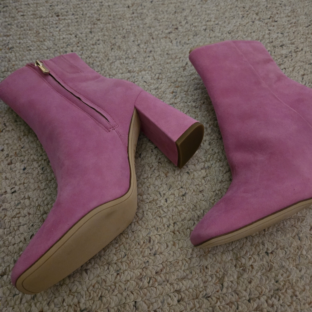 Sam Edelman Codie Pink Ankle Booties - Picture 6 of 8